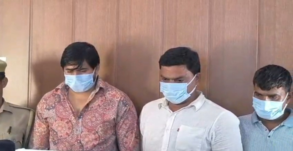 जीटी रोड पर फायरिंग करने वाले तीन आरोपी गिरफ्तार, भारी मात्रा में हथियार और कारतूस बरामद