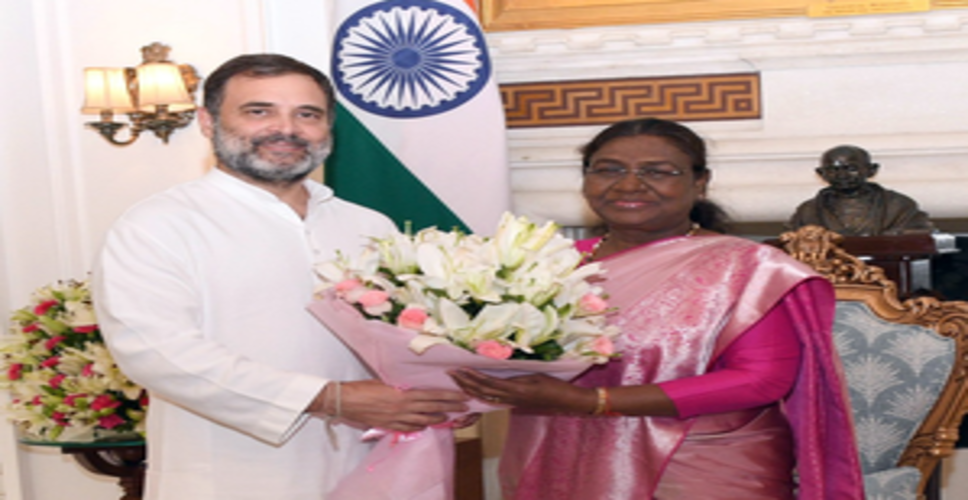 राहुल गांधी और मल्लिकार्जुन खड़गे ने राष्ट्रपति मुर्मू को दीं जन्मदिन की शुभकामनाएं