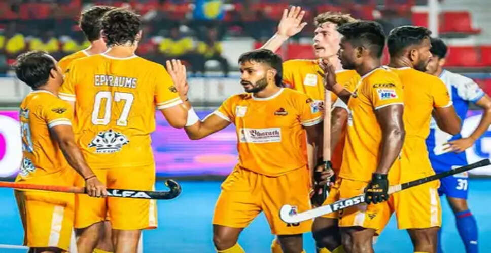 मेंस एचआईएल: सूरमा हॉकी क्लब को 3-2 से हराकर टॉप पर तमिलनाडु ड्रैगन्स