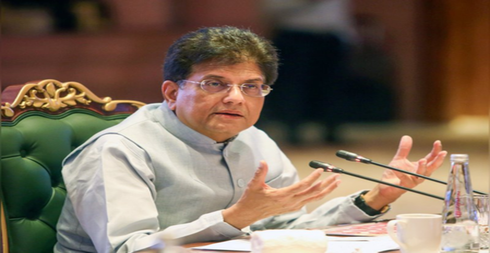 भारत दुनिया को दे रहा अनोखे और बेजोड़ आर्थिक अवसर: पीयूष गोयल