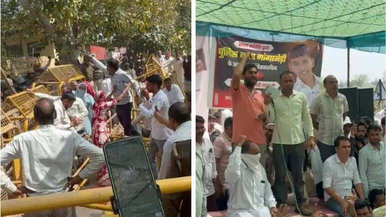 हनुमानगढ़ में 13 वर्षीय छात्र की हत्या के मामले में ग्रामीणों का गुस्सा, गोगामेड़ी थाना का किया घेराव