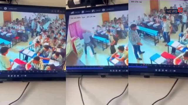 राजस्थान में कोचिंग टीचर ने स्टूडेंट को थप्पड़-घूंसे और जूते से पीटा, CCTV वीडियो आया सामने; केस दर्ज