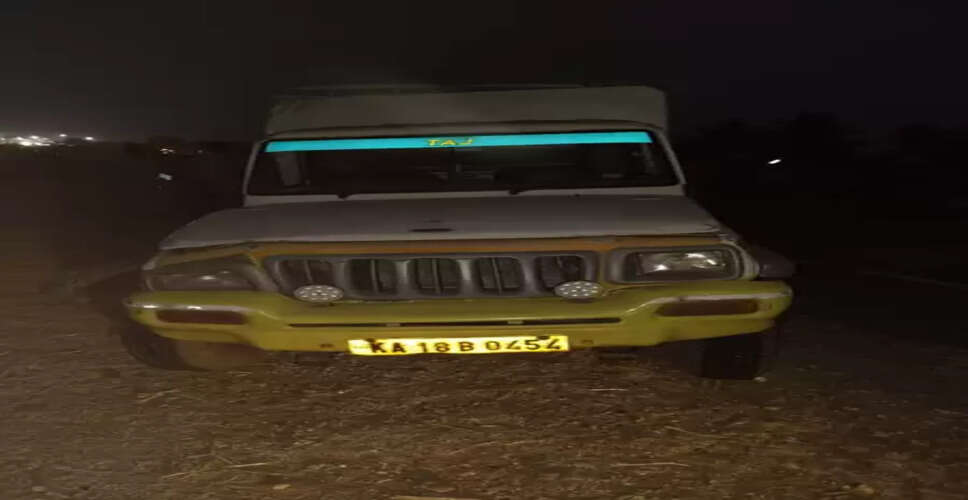 हासन में बोलेरो का टायर फटने से भीषण हादसा, तीन की मौके पर मौत