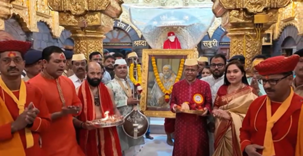 श्री साईबाबा मंदिर में 115वां श्रीरामनवमी उत्सव शुरू, 'साईराम' के जयघोष से गूंजा शिरडी
