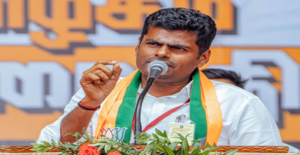 सीएम स्टालिन पर अन्नामलाई ने साधा निशाना, परिसीमन को लेकर डर फैलाने का लगाया आरोप