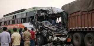 बालोतरा में स्लीपर बस और ट्रेलर की टक्कर, छह लोगों की मौत