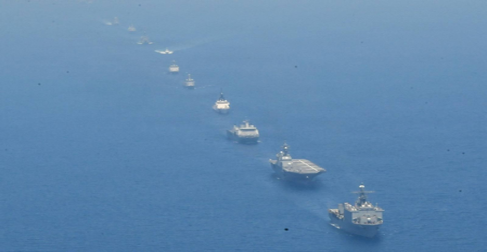 दक्षिण चीन सागर में &lsquo;बालिकातन&rsquo; अभ्यास, सात देशों के 11 जहाजों का संयुक्त समुद्री शक्ति प्रदर्शन