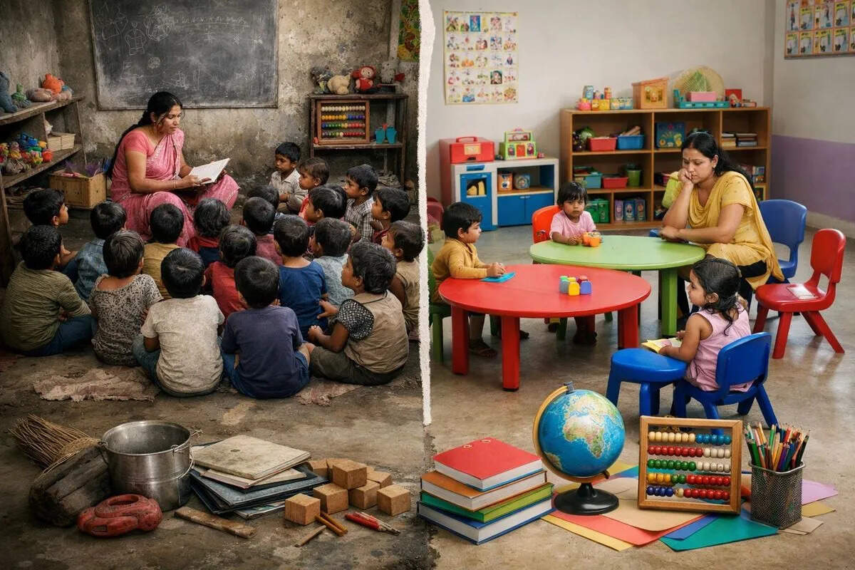 राजस्थान की बालवाटिकाओं में स्टाफ और बजट असमानता से व्यवस्था प्रभावित, शिक्षा और देखभाल पर संकट
