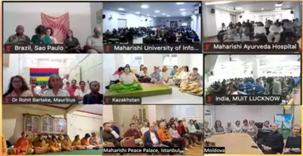 विश्व ध्यान दिवस पर 100 से ज्यादा देशों में 33 घंटे चली मेडिटेशन वेव, टोनी नाडर ने किया उद्घाटन