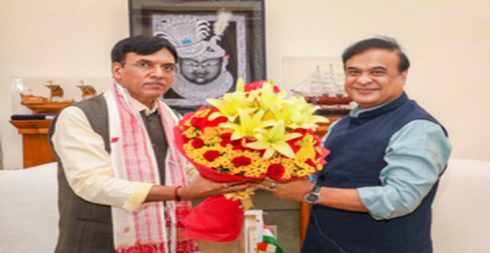 असम के मुख्यमंत्री ने राज्य को भारत का खेल केंद्र बनाने के लिए सरकार से मांगा समर्थन