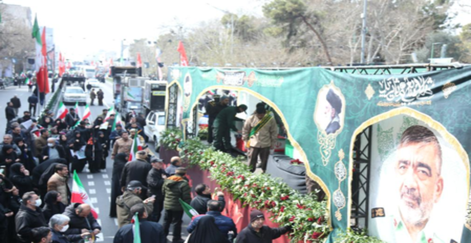 ईरान ने शहीदों को अंतिम विदाई देकर ल&zwj;िया प्रतिशोध का संकल्प