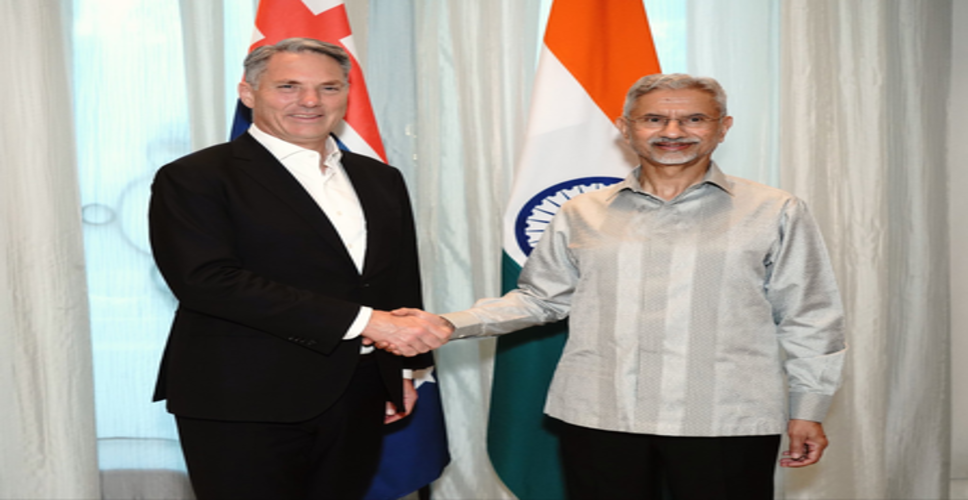 विदेश मंत्री एस जयशंकर और ऑस्ट्रेलियाई रक्षा मंत्री नेकी मुलाकात, क्षेत्रीय घटनाक्रम पर साझा किए विचार