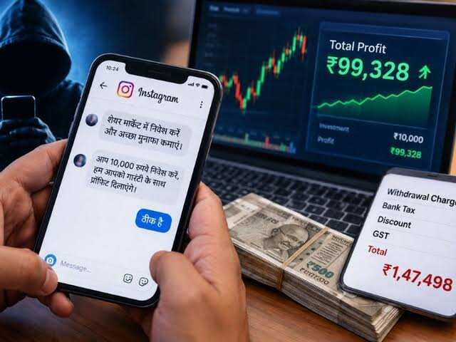 शेयर मार्केट में मुनाफे का झांसा देकर जयपुर के युवक से 1.47 लाख की ठगी, वीडियो में जाने इंस्टाग्राम से शुरू हुई थी बातचीत