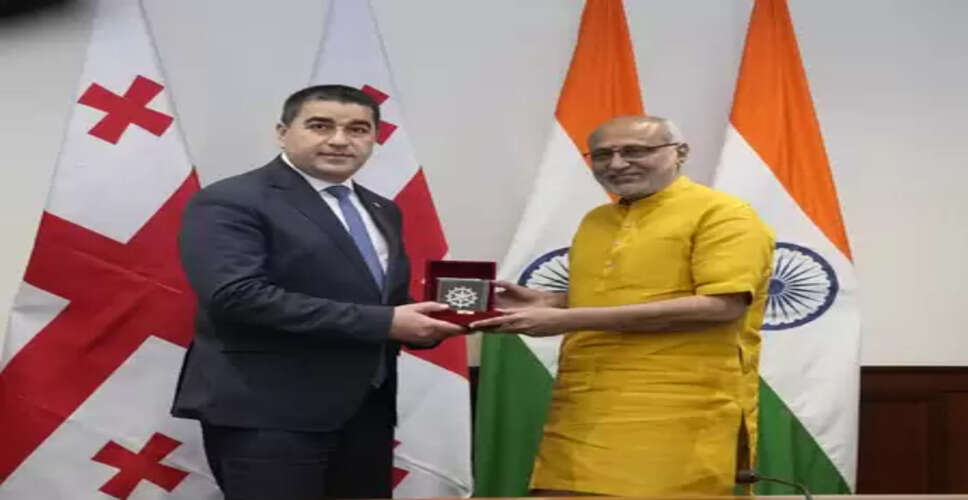 उपराष्ट्रपति सीपी राधाकृष्णन ने जॉर्जिया के संसदीय प्रतिनिधिमंडल से की मुलाकात