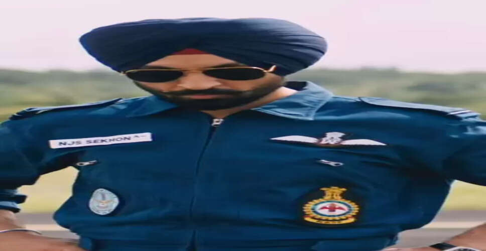 बॉर्डर-2: सामने आया दिलजीत दोसांझ का पहला लुक, फ्लाइंग ऑफिसर निर्मलजीत सिंह सेखों के किरदार में दिखेंगे