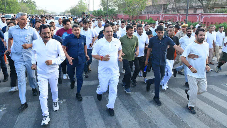 राजस्थान दिवस पर ‘विकसित राजस्थान रन 2026’ का आयोजन, जयपुर में युवाओं और नागरिकों ने लिया भाग