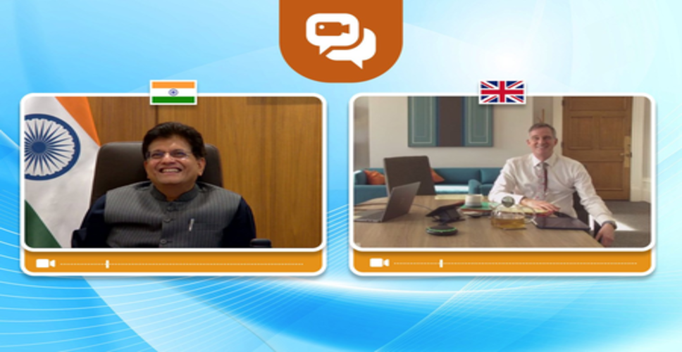 पीयूष गोयल ने यूके के बिजेनस और ट्रेड सेक्रेटरी पीटर काइल से की बातचीत, दोनों देशों के बीच आर्थिक साझेदारी को मजबूत करने पर हुई चर्चा