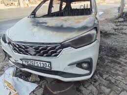 टपूकड़ा में भीषण सड़क हादसा, एक्सक्लूसिव फुटेज में देंखे तेज रफ्तार कार ट्रांसफार्मर से टकराई, वाहन में लगी आग