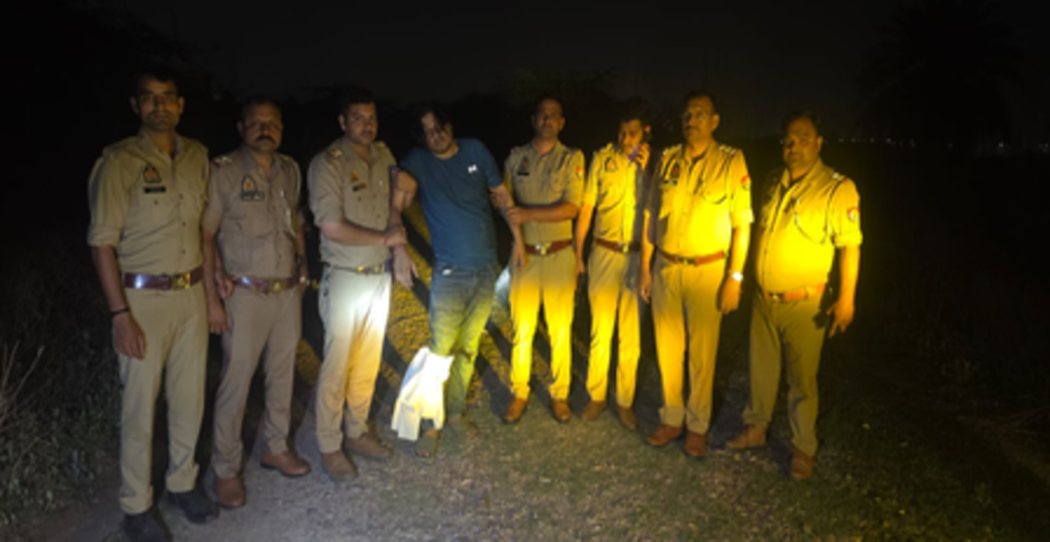 ग्रेटर नोएडा: हत्या के आरोपी और पुलिस के बीच मुठभेड़, बदमाश घायल