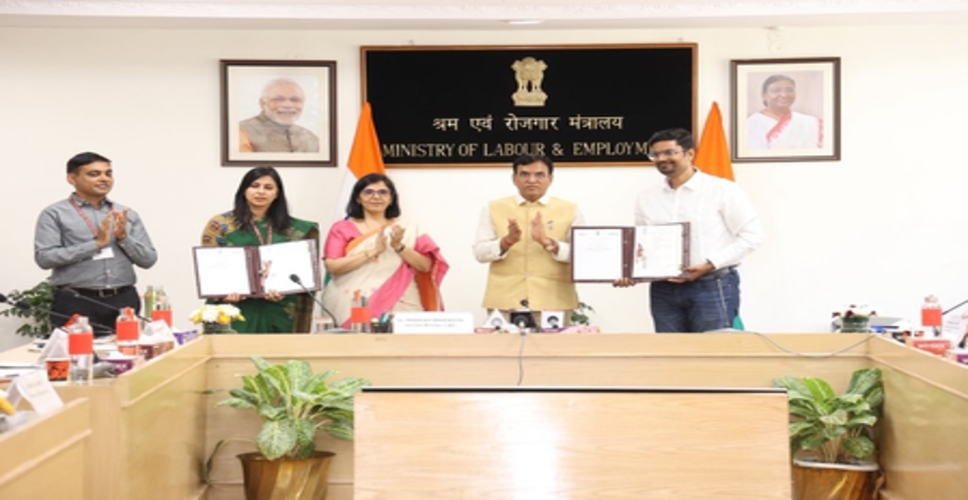 केंद्र सरकार का पोर्टर और गिगिन के साथ एमओयू, हर साल युवा शक्ति को 10 लाख रोजगार