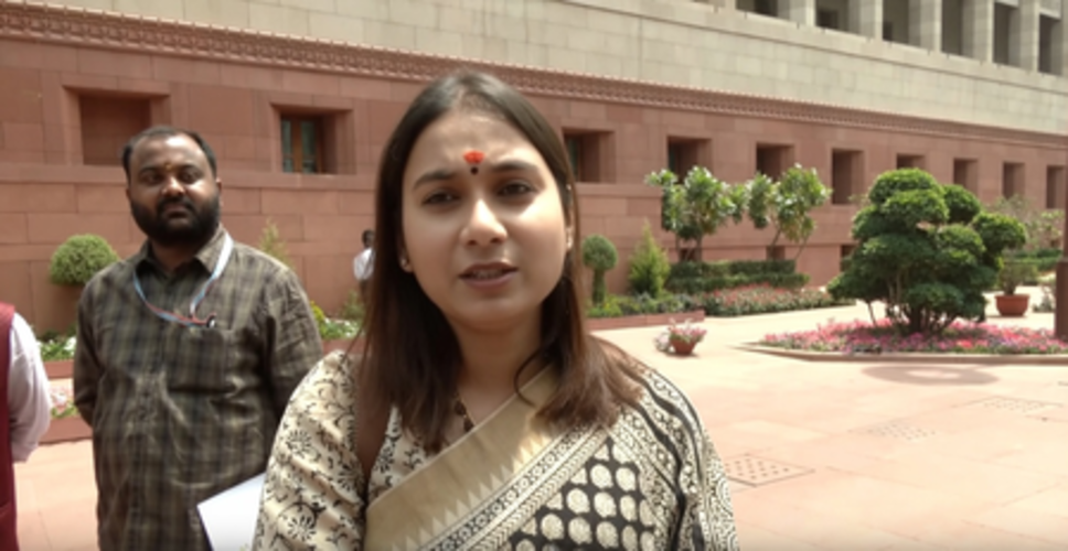 महिला आरक्षण बिल पर कांग्रेस की टिप्पणी दुर्भाग्यपूर्णः सांसद शांभवी चौधरी