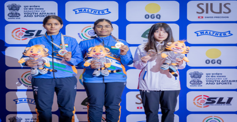 एशियन राइफल/पिस्टल शूटिंग: सम्राट और सुरुचि ने सिल्वर जीता, भारत के नाम 10 गोल्ड मेडल