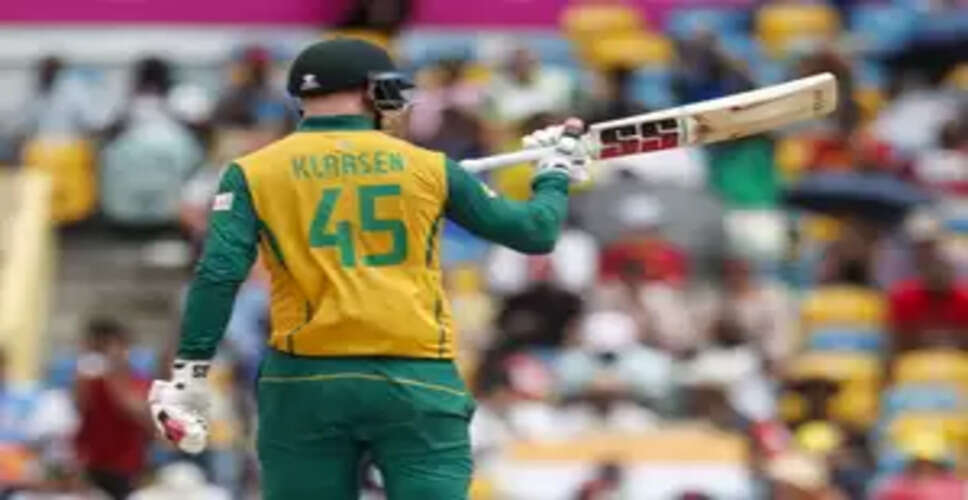 दक्षिण अफ्रीकी विकेटकीपर-बल्लेबाज हेनरिक क्लासेन ने लिया अंतरराष्ट्रीय क्रिकेट से संन्यास