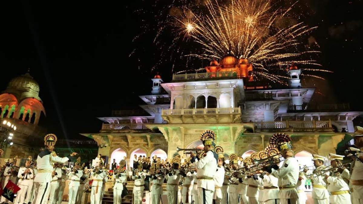 राजस्थान पुलिस के 77वें स्थापना दिवस पर रामनिवास बाग में भव्य आयोजन, वीडियो में देखें देशभक्ति से गूंजा जयपुर