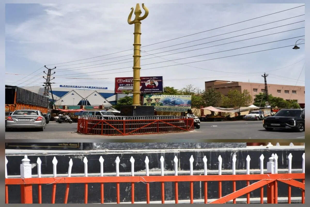 भीलवाड़ा के चौराहे बने ‘डेथ पॉइंट’, खतरनाक स्ट्रक्चर पर उठे सवाल