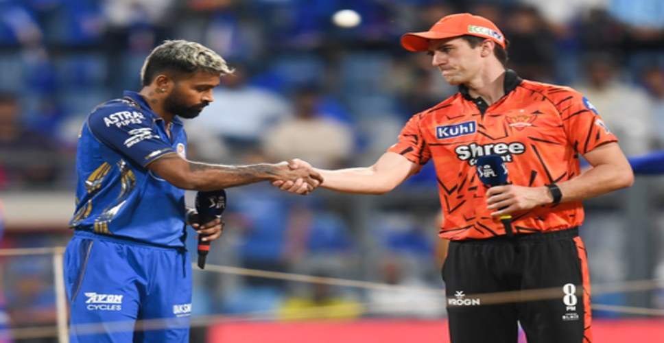 आईपीएल 2026: एसआरएच के खिलाफ टॉस जीतकर एमआई ने बल्लेबाजी चुनी, दोनों टीमों में बदलाव