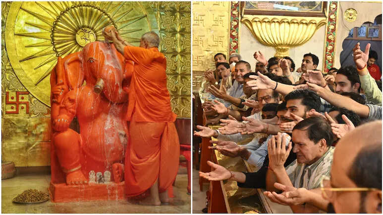 मोती डूंगरी गणेश मंदिर में ‘सेहत का आशीर्वाद’, 42 साल पुरानी परंपरा में च्यवनप्राश का भोग