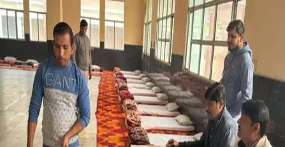 ग्रेटर नोएडा प्राधिकरण ने तीन स्थानों पर बनाए रैन बसेरे