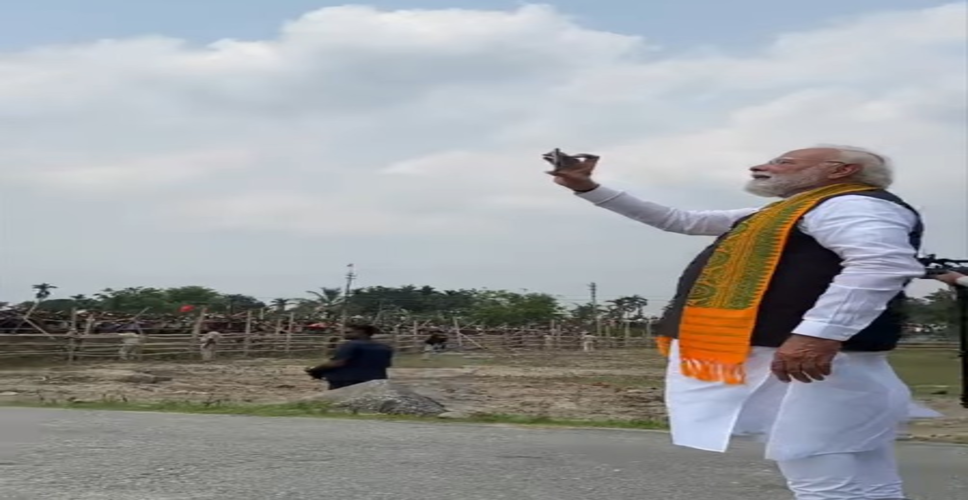 पीएम मोदी ने शेयर किया वीडियो, बोले- 'बंगाल का मिजाज देखने सिलीगुड़ी आइए, लोगों के दिल-दिमाग में भाजपा'