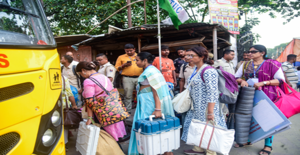 पश्चिम बंगाल में 152 विधानसभा क्षेत्रों में 23 अप्रैल को मतदान के लिए मंच तैयार