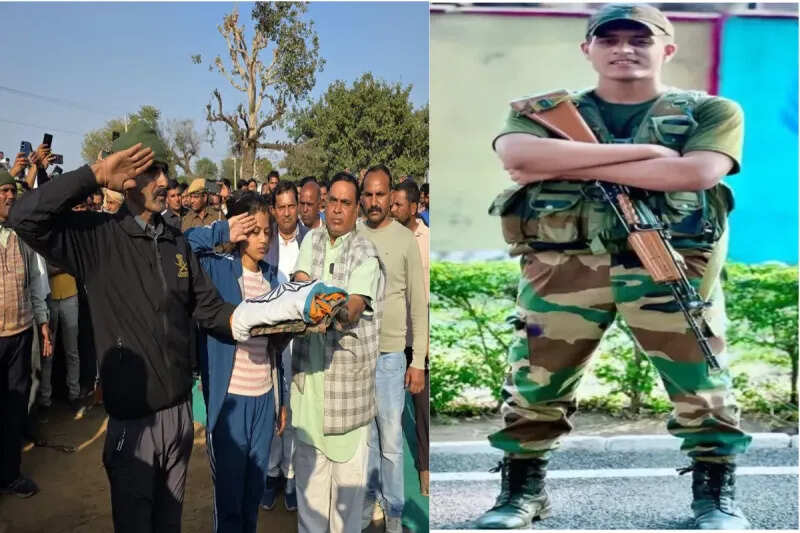 22 वर्षीय अग्निवीर करणसिंह राठौड़ का सैन्य सम्मान के साथ अंतिम संस्कार, गांव में शोक की लहर