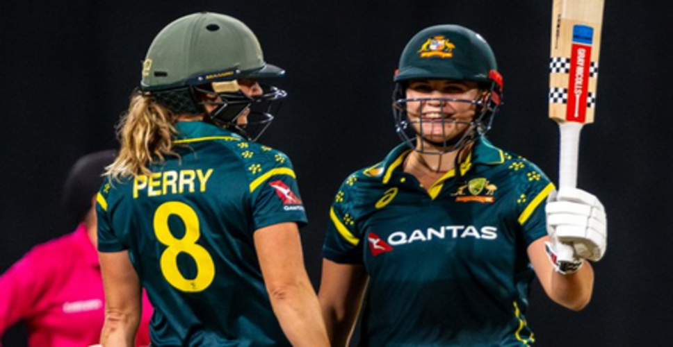 जॉर्जिया वॉल ने खेली शतकीय पारी, ऑस्ट्रेलिया महिला टीम ने वेस्टइंडीज को 40 रनों से हराया