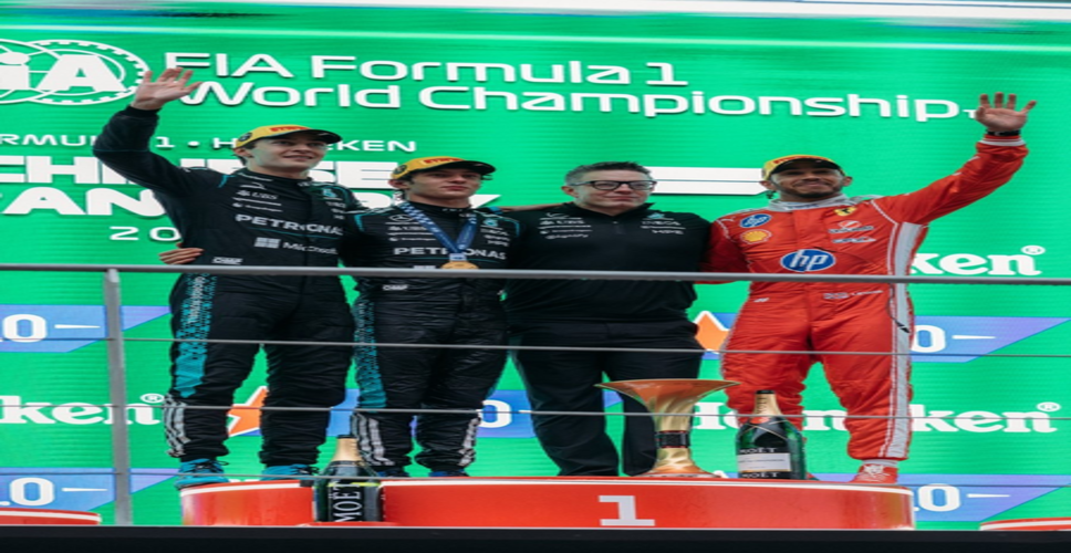 फॉर्मूला 1: एंटोनेली ने चीनी जीपी जीता, हैमिल्टन ने फेरारी के साथ पहला पोडियम फिनिश किया