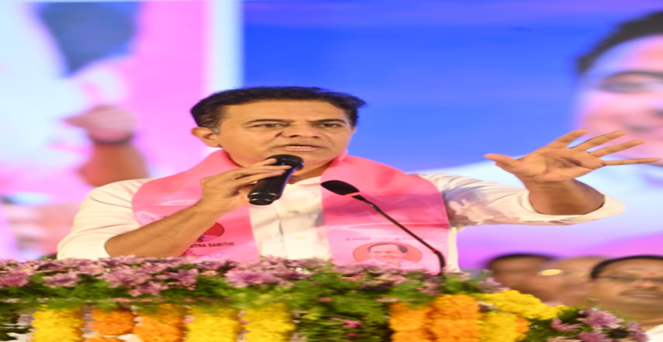 केटीआर ने तेलंगाना सरकार पर किसानों के लिए मुफ्त बिजली योजना खत्म करने की साजिश रचने का लगाया आरोप