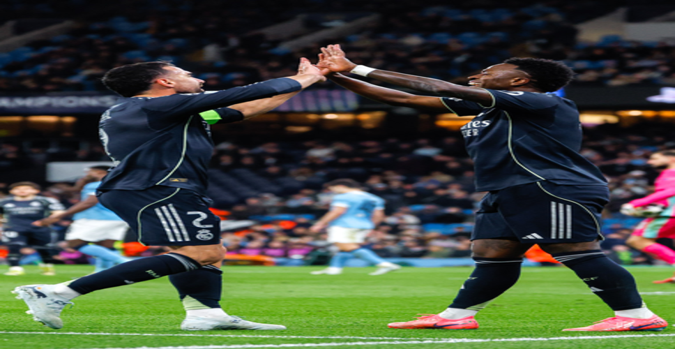 रियल मैड्रिड ने मैनचेस्टर सिटी को किया बाहर, आर्सेनल और पीएसजी क्वार्टर फाइनल में पहुंची