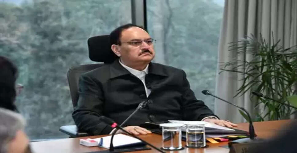 जेपी नड्डा ने की मध्य प्रदेश और छत्तीसगढ़ के साथ हाई लेवल बैठक, टीबी मुक्त भारत पर मिशन मोड में काम के दिए निर्देश
