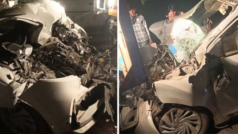 धौलपुर में दर्दनाक सड़क हादसा, कार-ट्रक की टक्कर में एक दर्जन घायल