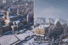 जयपुर में सीजन की पहली बर्फबारी, गलता जी और ऊंचाई वाले इलाकों में बर्फ की चादर