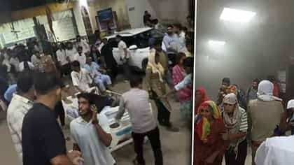 जयपुर के NIMS अस्पताल में देर रात लगी आग, वीडियो में देंखे OT और MICU में भरा धुआं; मरीजों को लेकर बाहर भागे परिजन