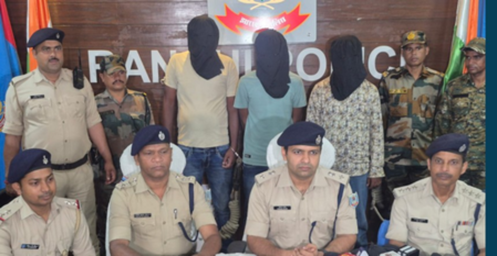 झारखंड: रांची में ज्वेलरी दुकान में लूट का खुलासा, तीन आरोपी गिरफ्तार