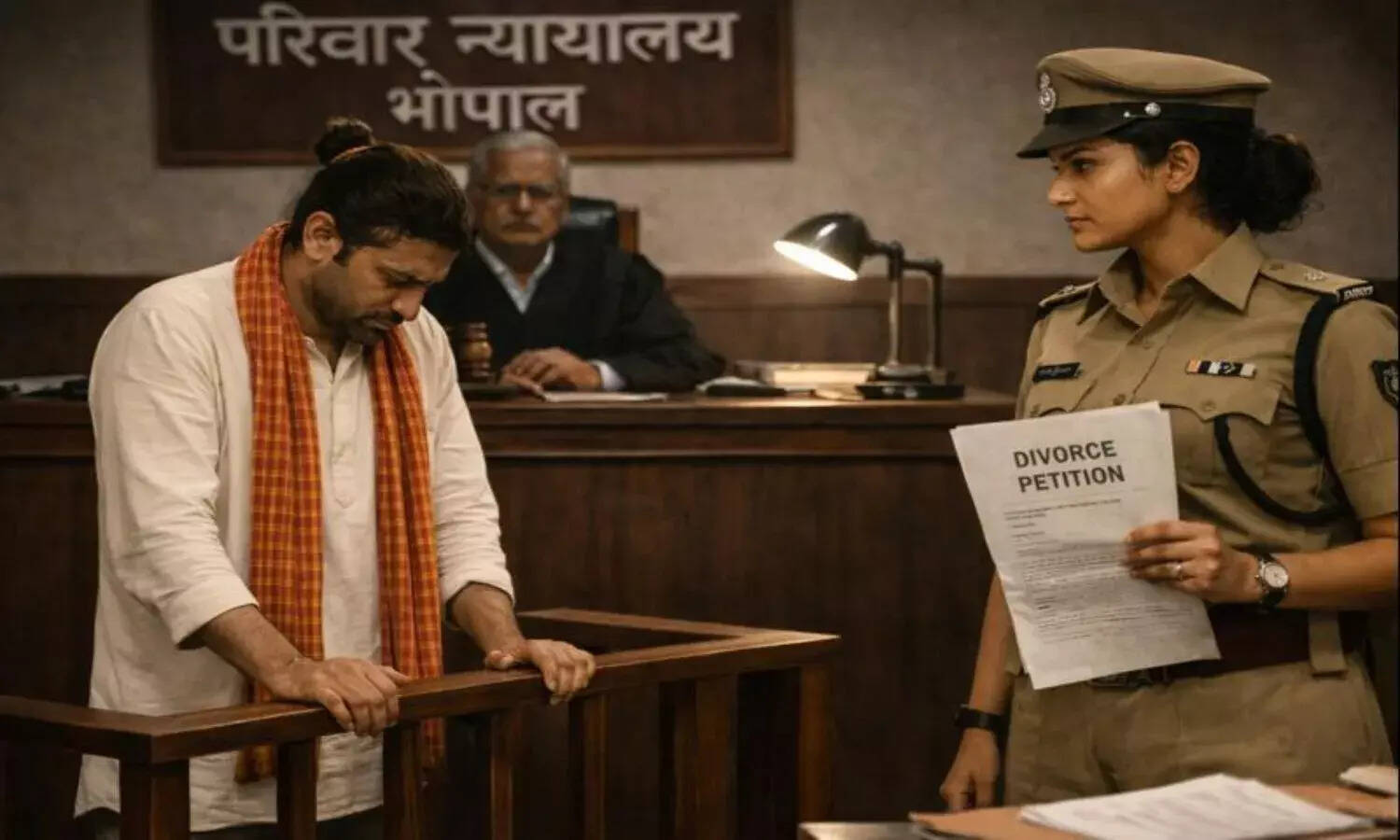 भोपाल में पति-पत्नी विवाद, फुटेज में जानें पति ने पढ़ाया लिखाया पुलिस अफसर बनी पत्नी ने पति के खिलाफ दी तलाक की अर्जी