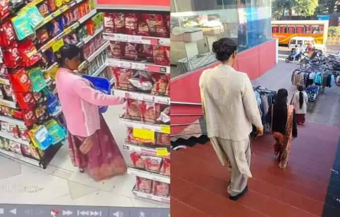 अजमेर में विशाल मेगा मार्ट से 2 लाख की चोरी, फुटेज में देखें दो महिलाएं कपड़ों में छुपाकर ले गई थीं घी-बादाम