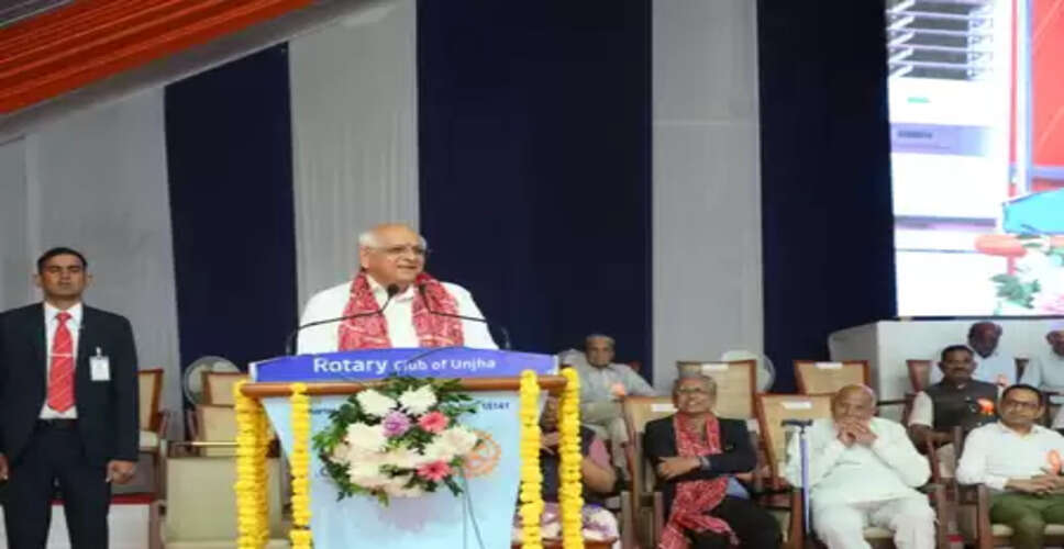 गुजरात के मुख्यमंत्री ने ऊंझा में मल्टी-स्पेशियलिटी अस्पताल की आधारशिला रखी