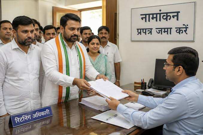 309 निकायों में नामांकन का आज आखिरी दिन, फुटेज में देंखे BJP ने नहीं खोले पत्ते; जयपुर में कांग्रेस का विरोध, सीकर में रिटायर्ड SI का जुलूस समझा प्रत्याशी का नामांकन