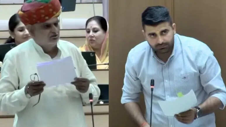 राजस्थान विधानसभा में बजट सत्र की शुरूआत, रविंद्र भाटी ने 1971 के फर्जी पट्टे मामले पर उठाए सवाल