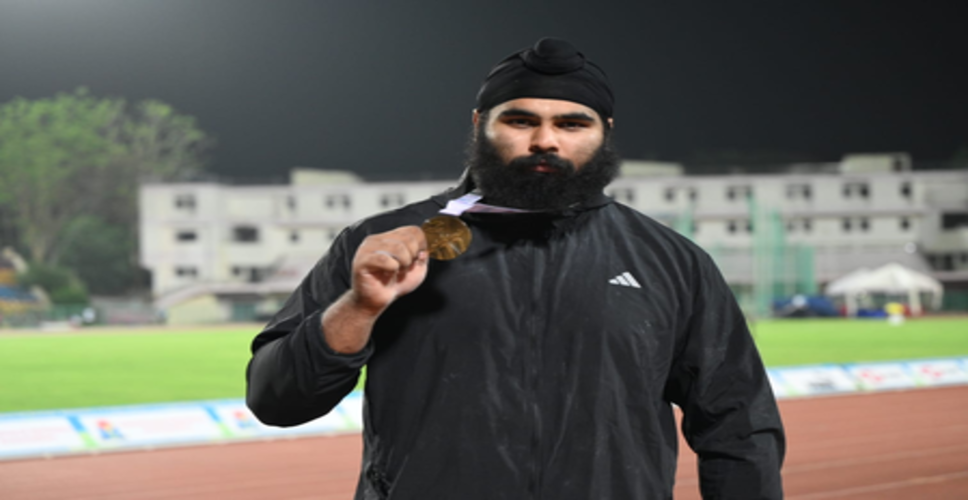 समरदीप सिंह गिल ने शॉट पुट में जीता गोल्ड, कॉमनवेल्थ गेम्स के लिए किया क्वालीफाई